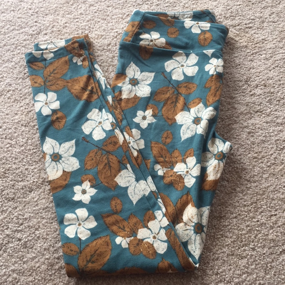 LuLaRoe OS Leggings EUC